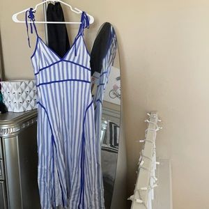 Forever 21, size small, blue/white striped